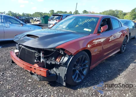 2021 Dodge Charger Scat Pack Rwd из США, поврежденный, VIN 2C3CDXGJXMH511651